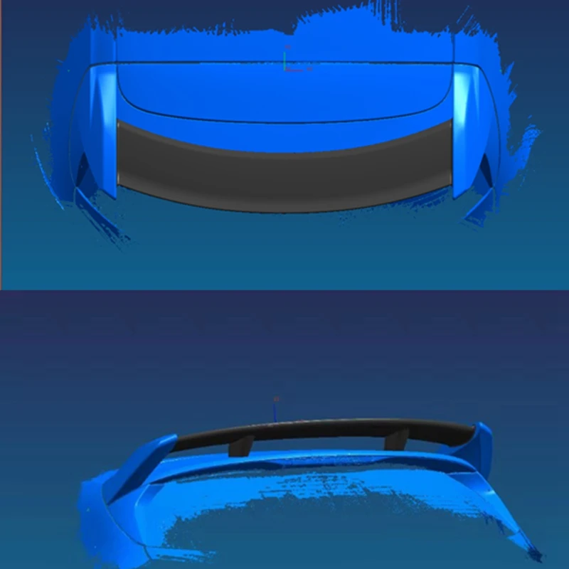 Для Ford Focus RS спойлер+ Высококачественный ABS Материал заднее крыло автомобиля праймер цвет задний спойлер для фокусировки спойлер