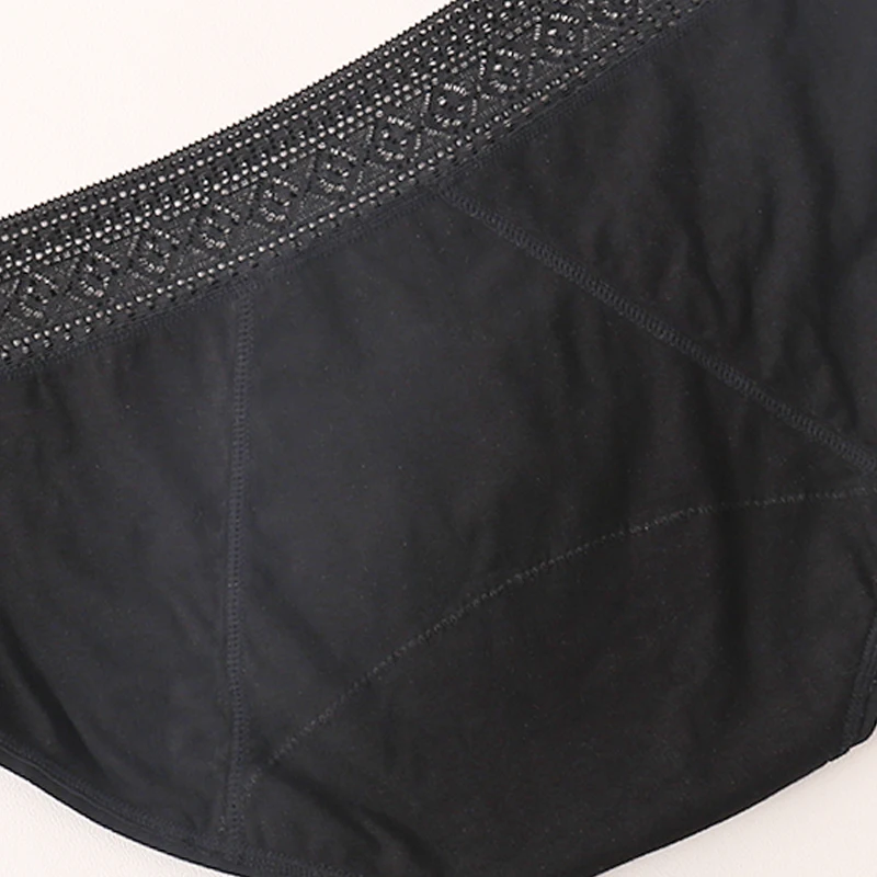 4 Layers Period Panties New Leakproof Menstrual Panties Physiological Antibacterial Briefs Sexy Lace Underwear Women Panties 5