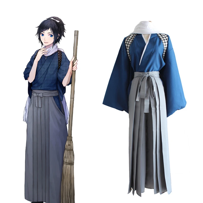 Игра Touken Ranbu Косплей костюмы Yamatonokami Yasusada костюм кимоно для косплея Хэллоуин Карнавал вечерние Аниме Косплей Костюм