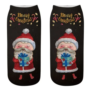 

Women Socks Casual winter Christmas Socks David's deer Socks Comfortable Cotton Cartoon Warm lady Socks Christmas Gift