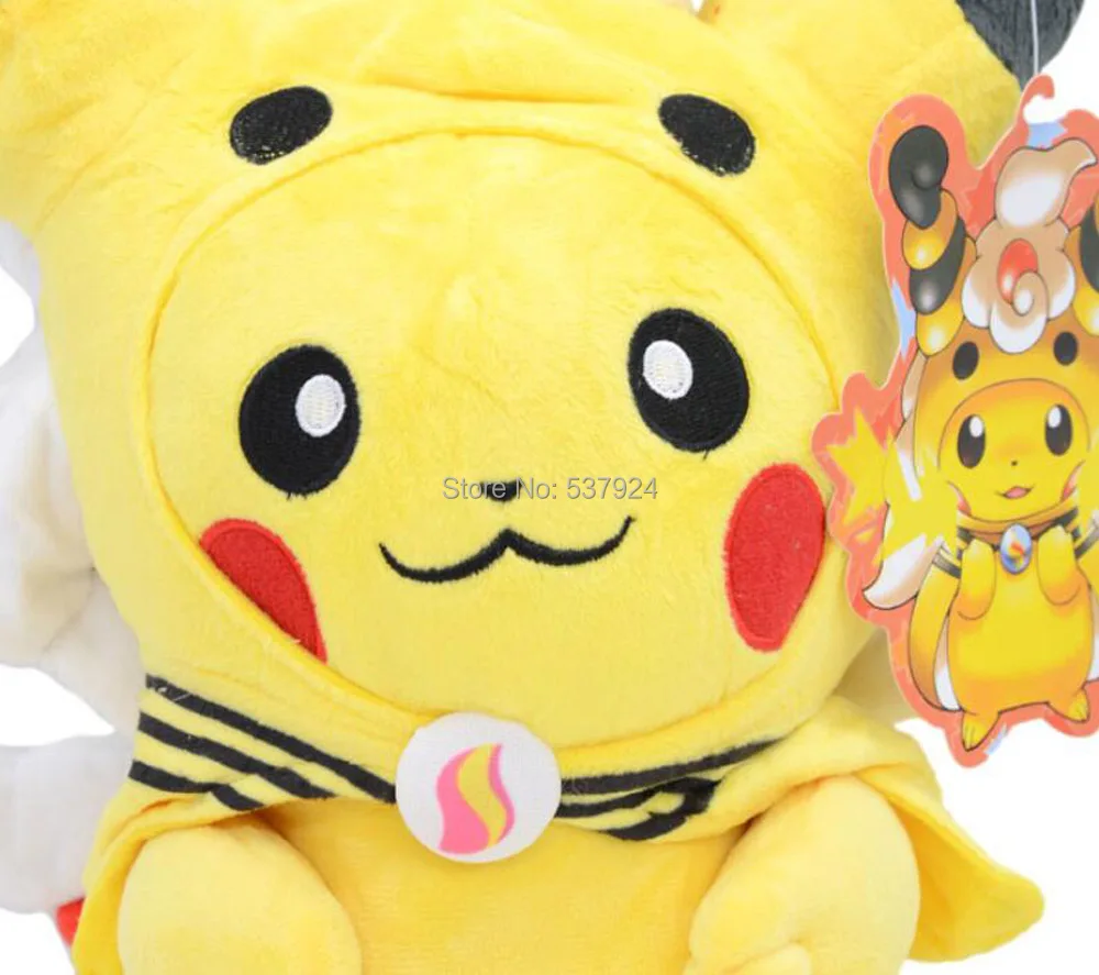 Новая 5 шт. Ampharos Пикачу 1" 30 см плюшевая кукла