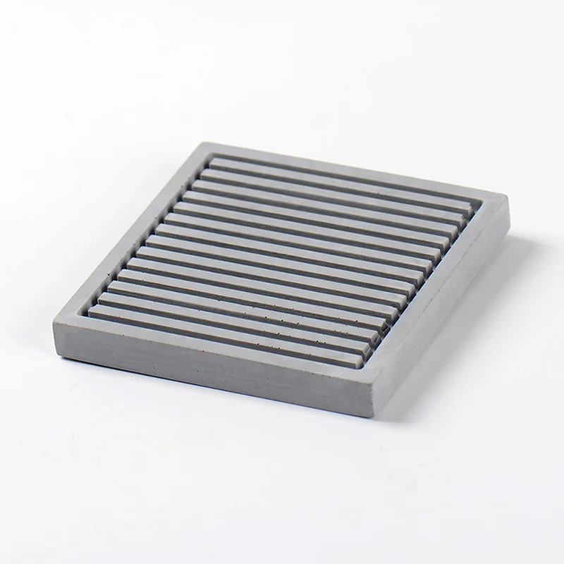 

Concrete Coaster Silicone Molds Square Soap Dish Cement Mould