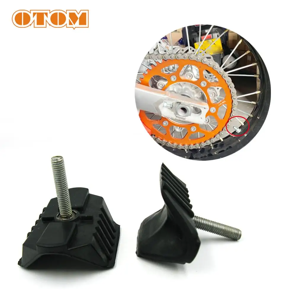 OTOM Motorcycle Aluminum and Rubber Wheel Rim Lock Tyre Safe Pit Bike Motocross 1.85" 2.15" Inner Tire Lock Universal Accessory