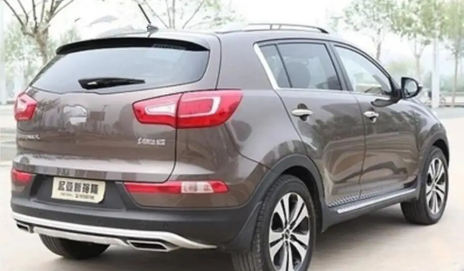 Авто Моделирование ABS Передняя Задняя крышка стоп отделка баров передние и задние пластиковые наклейки на заднее окно для Kia 2011