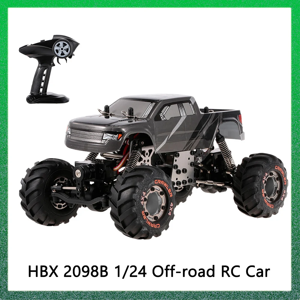 HBX 2098B 1/24 мини 4WD Радиоуправляемый автомобиль девастатор Rock Crawler RTR с двойным
