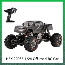 HBX 2098B 1/24 Mini 4WD RC Car isterator Rock Crawler RTR con doppio Servo 2.4GHz telecomando fuoristrada per bambini