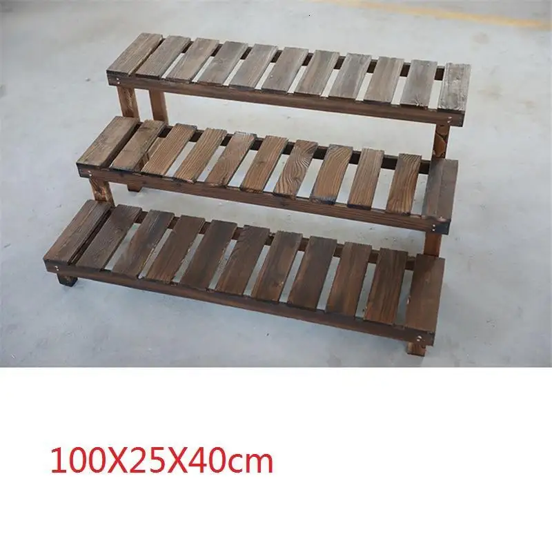 MODEL D Mueble Para Plantas Stojaki Na Kwiaty деревянные садовые полки для Варанды Крытый открытый стеллаж балкон Цветочная полка завод стенд - Цвет: MODEL D