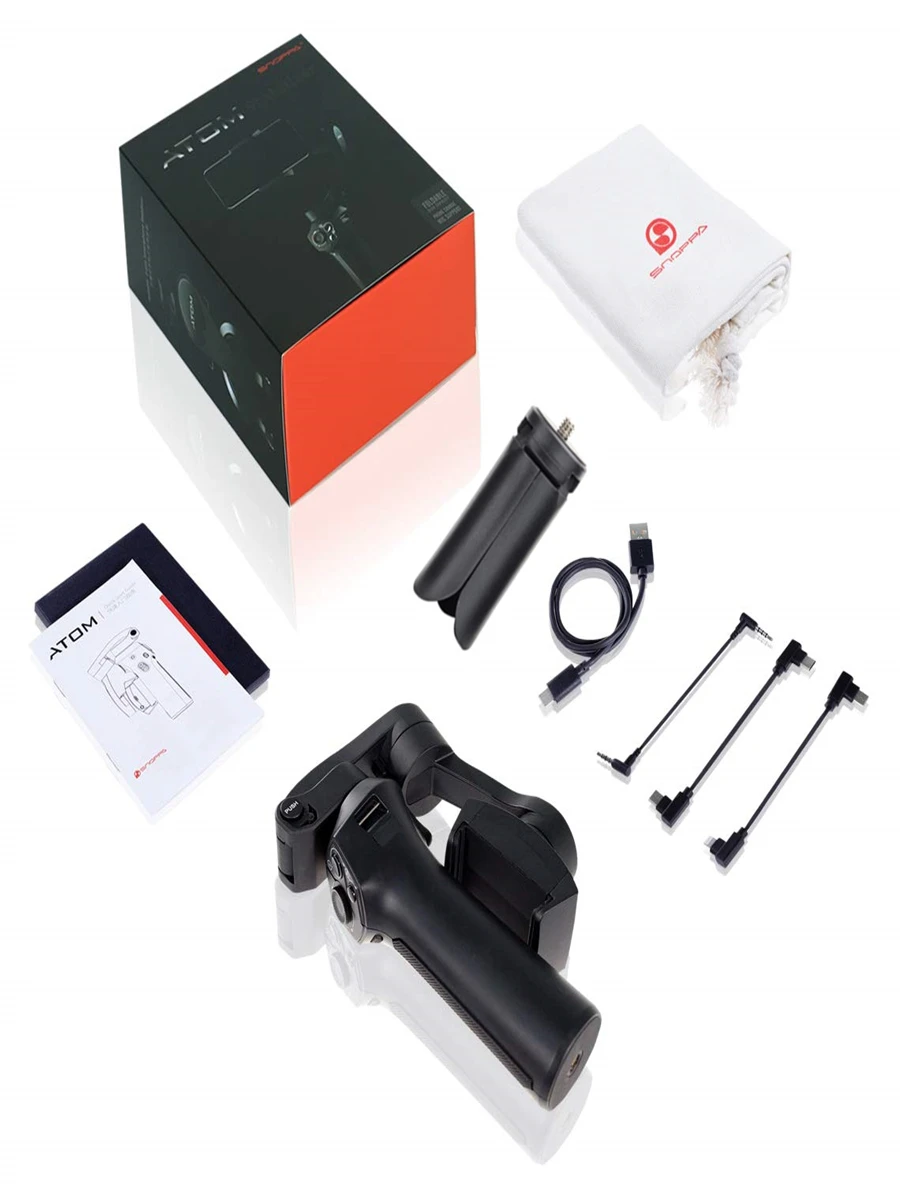 Snoppa Atom 3 osi składany kieszonkowy ręczny stabilizator Gimbal dla Huawei IPhone Smartphone kamery akcji, bezprzewodowe ładowanie 6 Snoppa Atom 3 osi składany kieszonkowy ręczny stabilizator Gimbal dla Huawei IPhone Smartphone kamery akcji, bezprzewodowe ładowanie 6