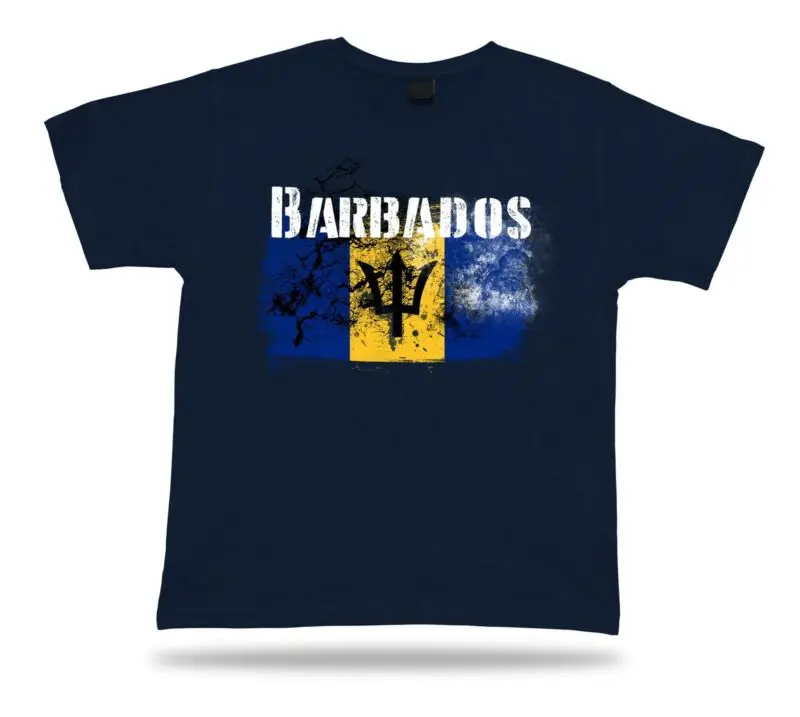 Футболка с изображением флага бардоса футболка города карта острова страна