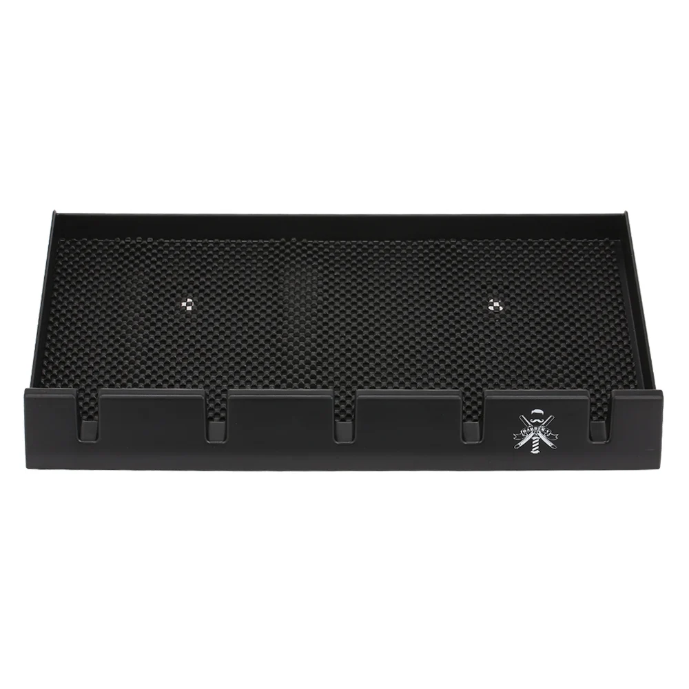 ABS Barber Clipper Tray Anti-slip Salon Clippers Organizer Razor Case Professional Hair Trimmer Hair Salon Accessories