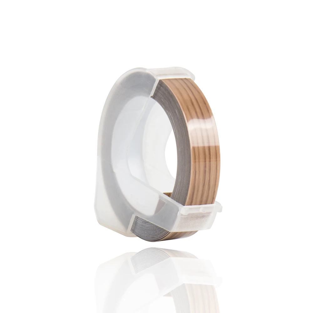 wood Смешанные цвета 3D ПВХ тиснение DIY этикетка лента совместимый с dymo 1610 12965 1540 1880 motex E-101 ручной принтер этикеток ручной работы - Цвет: wood