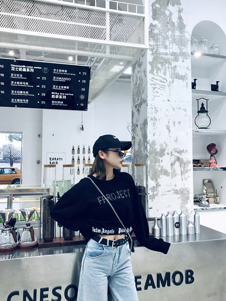 Свободные прямые мешковатые джинсовые штаны модные рваные широкие Harajuku уличная Женская высокая талия Пояс Длинные джинсы брюки комплект из двух предметов