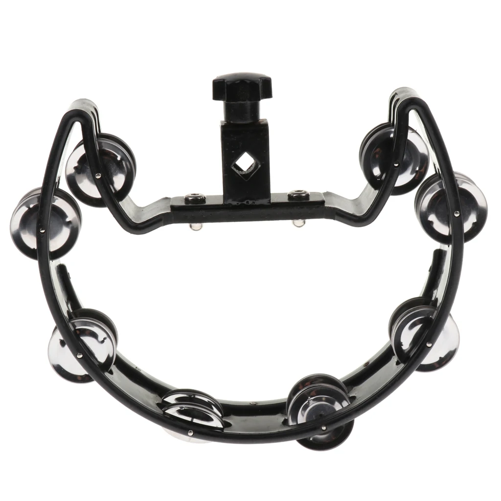 

Tambourine Percussion Instrument 4 Pairs of Jingles for Accompaniment