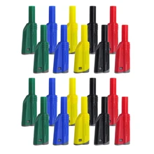 20x P3005 Сварка/сборка 4 мм стек безопасности банан вилки мультиметр разъемы