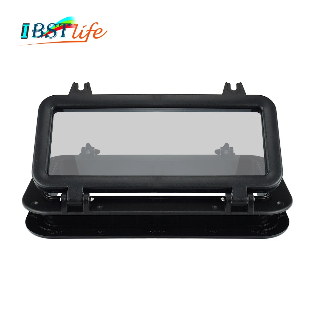 

Marine Boat Yacht RV Porthole ABS Plastic Rectangular Hatches Port Lights Replacement Waterproof Windows Port Hole Portligt