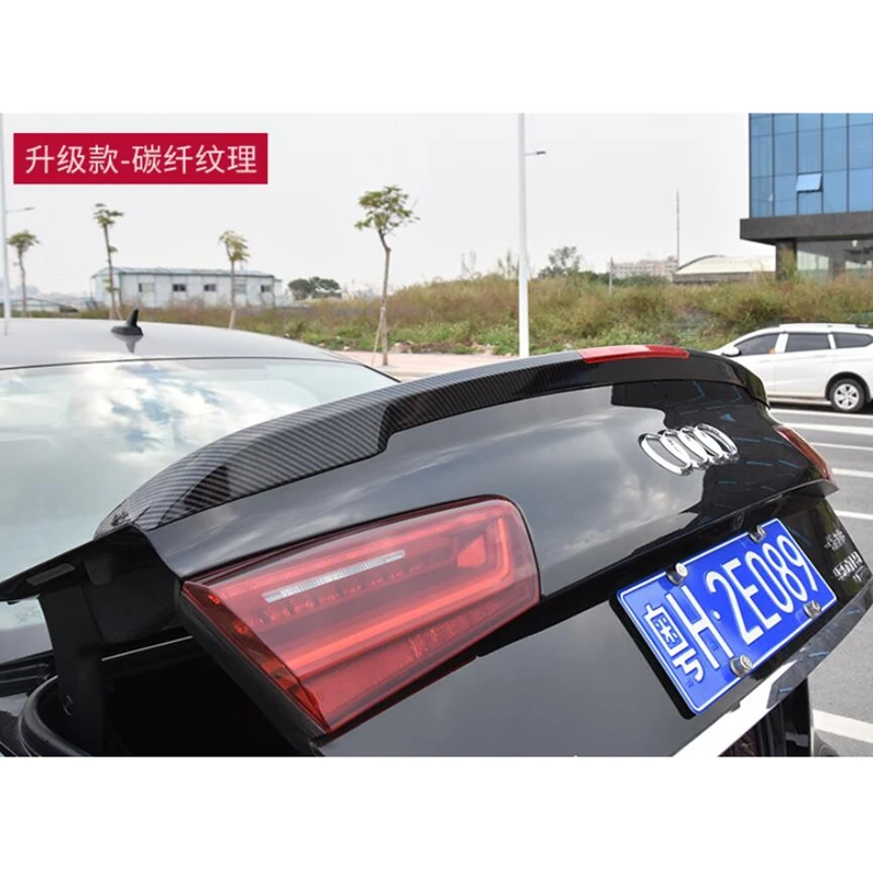 Для Audi A6 C7 ABS задний багажник спойлер крыло 4 Двери Седан 2012 2013