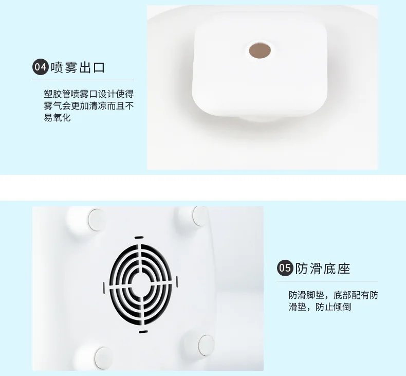 Creative New Style Four Seasons Elf Desktop Aroma Diffuser for Home& Office Use Ultrasonic Fragrance Atmosphere Night Light Hum