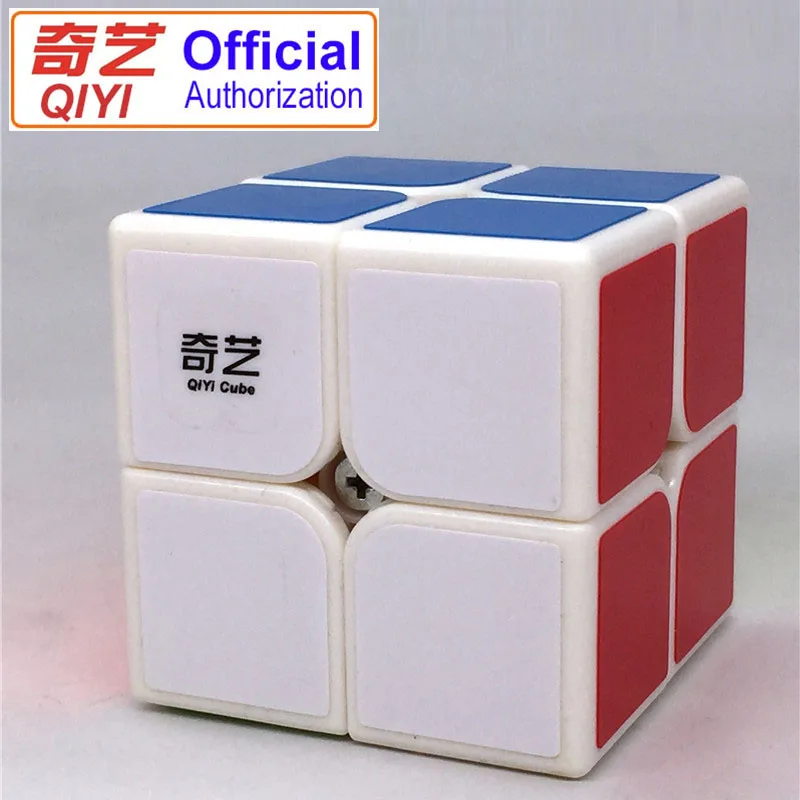 QIYI QIDI 163 Кубик Рубика для профессионалов 2X2X2 Наклейка 50 мм скоростной волшебный куб детская головоломка обучения Классические игрушки QY201