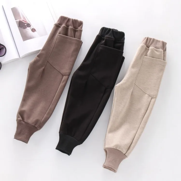 

2019 Childrenswear Spring New Style Children Casual Trousers Children Baby Spring And Autumn Pants Boys' Sports Pants