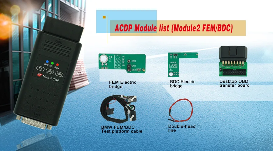 Yanhua мини ACDP программирования мастер Поддержка CAS1/CAS2/CAS3+/CAS4+/FEM/BDC, DEM, это ACDP ключевой программирующий читать DME-это кода OBD - Цвет: Серый