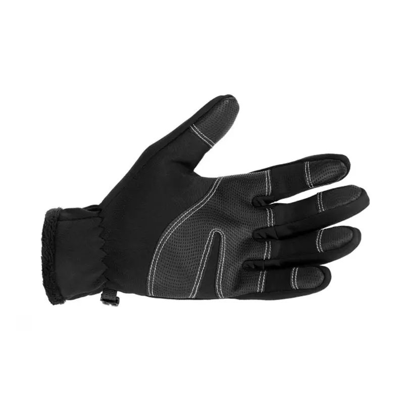 New Touch Screen Nylon Winter Unisex Gloves Windstopper PU Outdoor Warm Thermal Ski