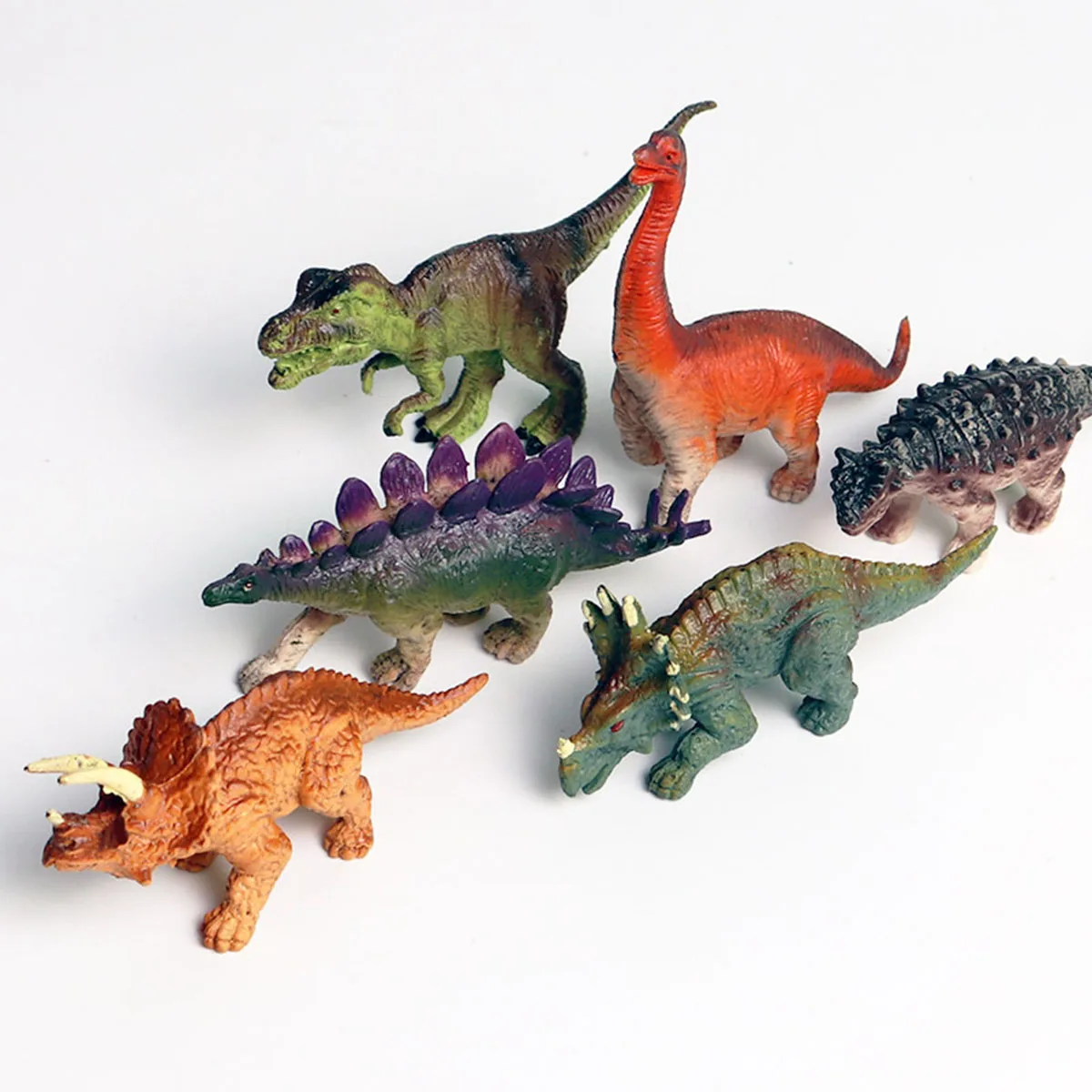 Dadaism 6 шт. динозавр экшн фигурка пластиковая игрушка мировой парк динозавр модель моделирование динозавр дети мальчик домашний деко