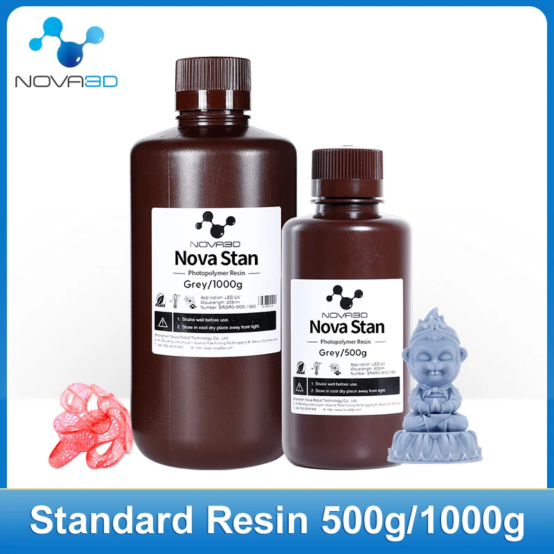 

NOVA3D 500ML UV Sensitive Resin LCD 3D Printer 405nm Impresora 3D Resina 405nm Liquid Printing Material Photosensitive Uv Resin