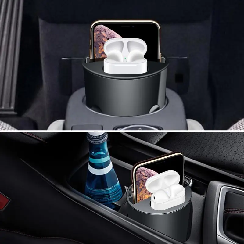 

4-in-1 Qi fast wireless car charger cup For Samsung Huawei Wireless Fast Charger For iPhone Xs Max X 8 Plus airplads headset