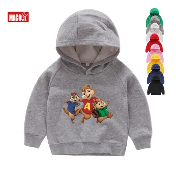 

Girls Baby Hoodies Alvin and The Chipmunks Boys Girls Hoodies & Sweatshirts 2T-8T Costume Alvin Costume Kids Hoodies Costume
