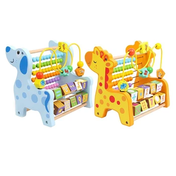 

Wooden Mathematics Bead Calculation Frame Abacus Toys Early Learning Teaching Aids Educational Toys