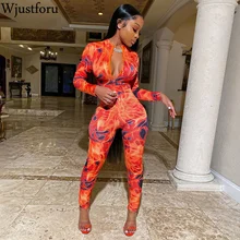 Wjustforu 弾性グリッドプリントセクシーなスポーツジャンプスーツ女性のための 3 色迷彩スキニーボディスーツ女性パーティークラブオーバーオールスリム(China)