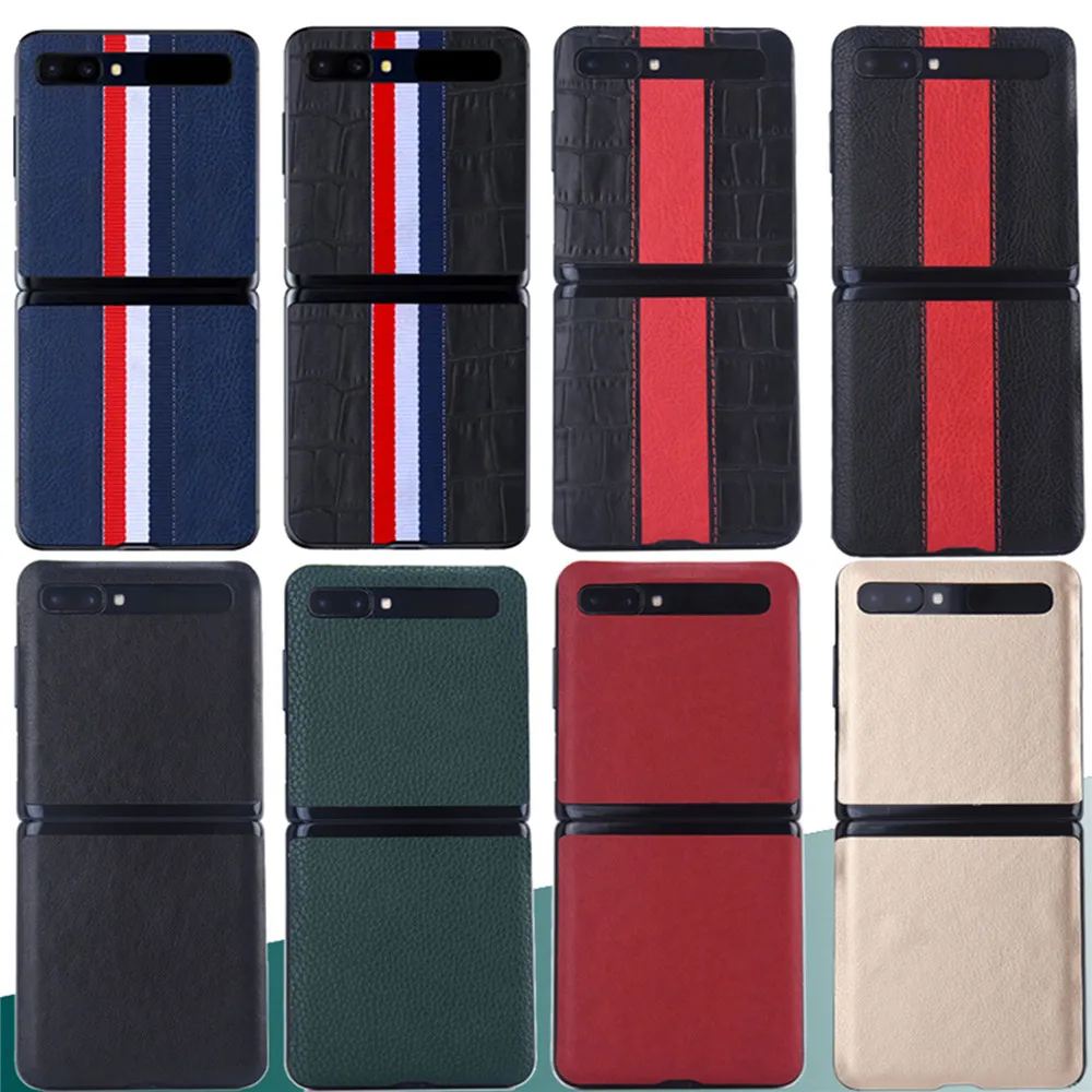 Leather Phone Back Cover Film For Samsung Galaxy Z Flip Fold Phone Accessories Quick Release Foldable Phone Protective Film Phone Case Covers Aliexpress