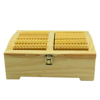 

Foot Massager Roller Wooden Leg Foot Therapy Machine Home Foot Moxibustion Box Foot Smoker Relax Relief
