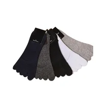 Summer  Absorb Sweat Relaxation Five Finger  Low Cut Socks Socks Men  Mens