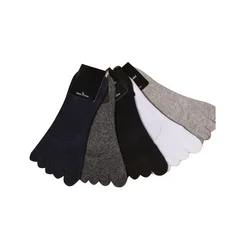 Summer  Absorb Sweat Relaxation Five Finger  Low Cut Socks Socks Men  Mens
