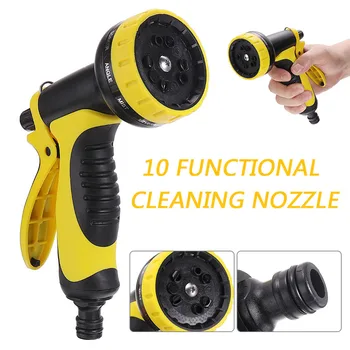 

1pc Multi-function Garden Watering Hose Pipe Spray Head 10 Shapes Garden Irrigation Sprayer Guns For Plant Watering Home Washing