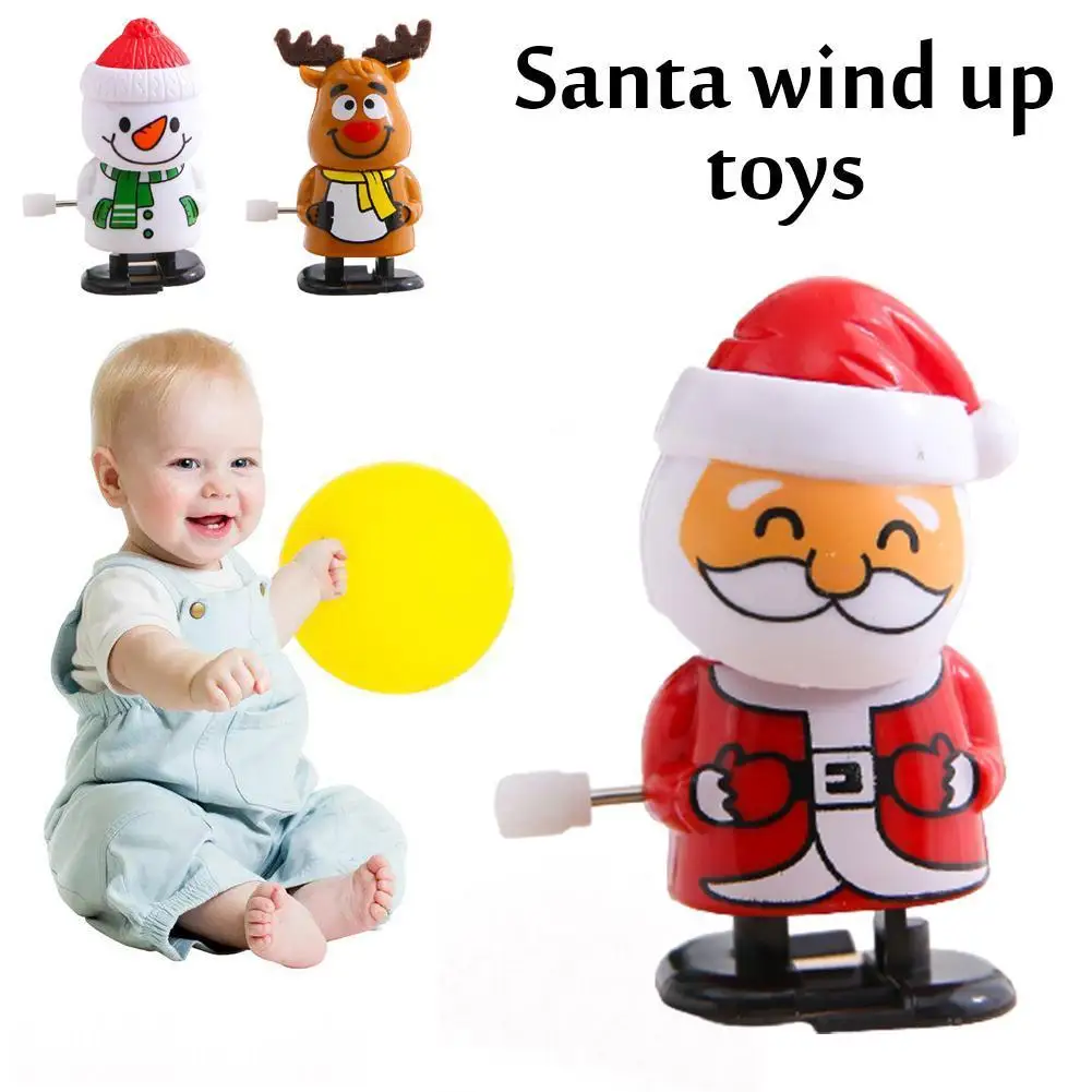 

Cute Christmas Toys For Children Kids Party Gift Clockwork Educational Up Gifts Toy Decorate Wind Christmas Toy Gift Funny S3S4