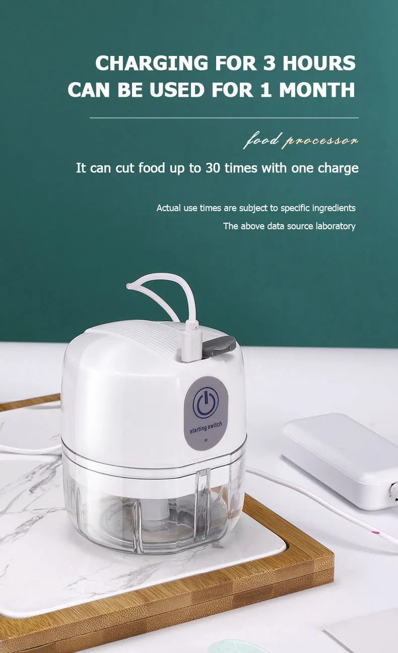 USB Crusher Masher Machine Garlic Chopper Meat grinder mini Vegetable chopper Food processor Blender Kitchen tools Meat grinder