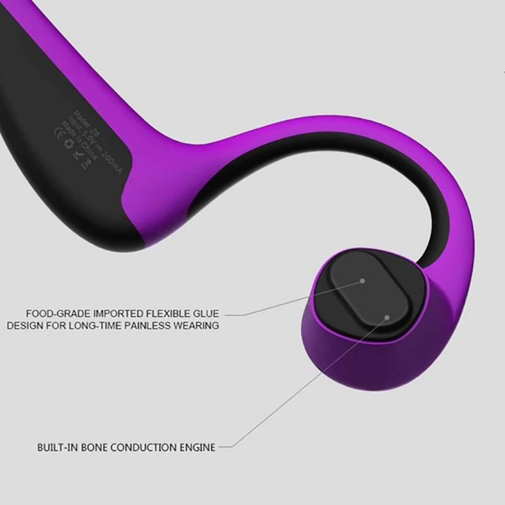 Teamyo Bluetooth 5,0 S. Wear Z8 беспроводные наушники, наушники с костной проводимостью, спортивные гарнитуры с микрофоном, гарнитуры с громкой связью