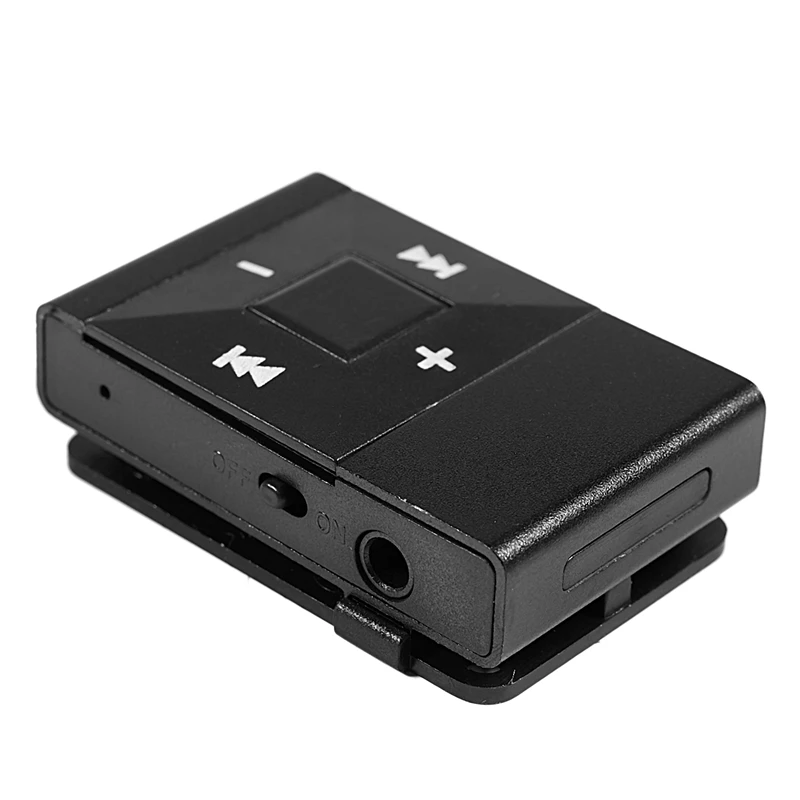 Mini MP3 Player Sport Music Player 16GB SD TF Supported With Clip Headphone USB Cable black