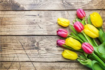 

SHENGYONGBAO Art Fabric Custom Photography Backdrops Props Flower and Wood planks theme Photo Studio Background 20027-2352