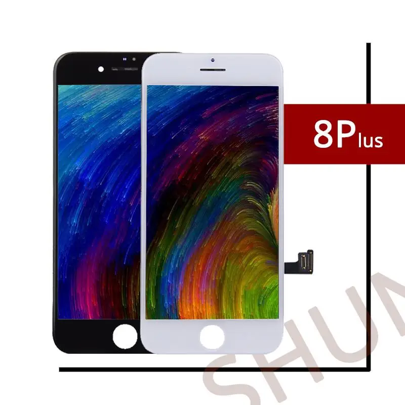 

Quality AAA LCD Display 5.5 inch For iPhone 8 Plus LCD Original Flex Cable Screen With Good Touch Digitizer Assembly Free Shipp