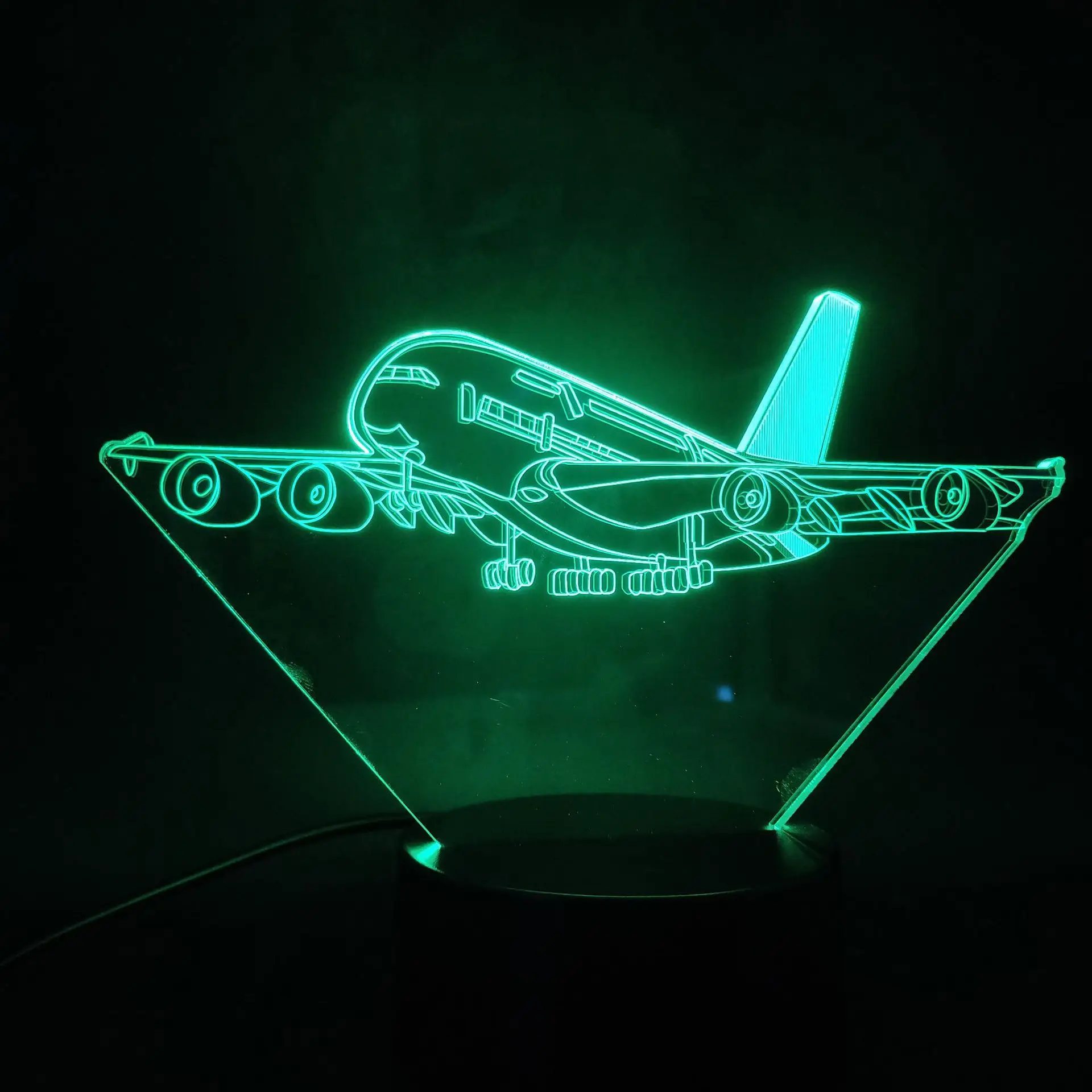 Plane 3D Lamp Illusion Night Light for Bedroom Decoration Table Lamp Gift Toys for Kids Birthday Party Boy Christmas Present
