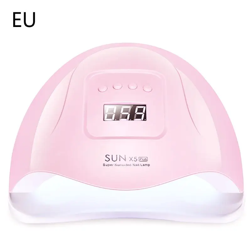 Pink EU Plug 110 Вт Высокая мощность для ногтевой фототерапии машина моделирования солнце светильник светодиодный лампа индукции ногтей сушилка - Цвет: Pink EU Plug