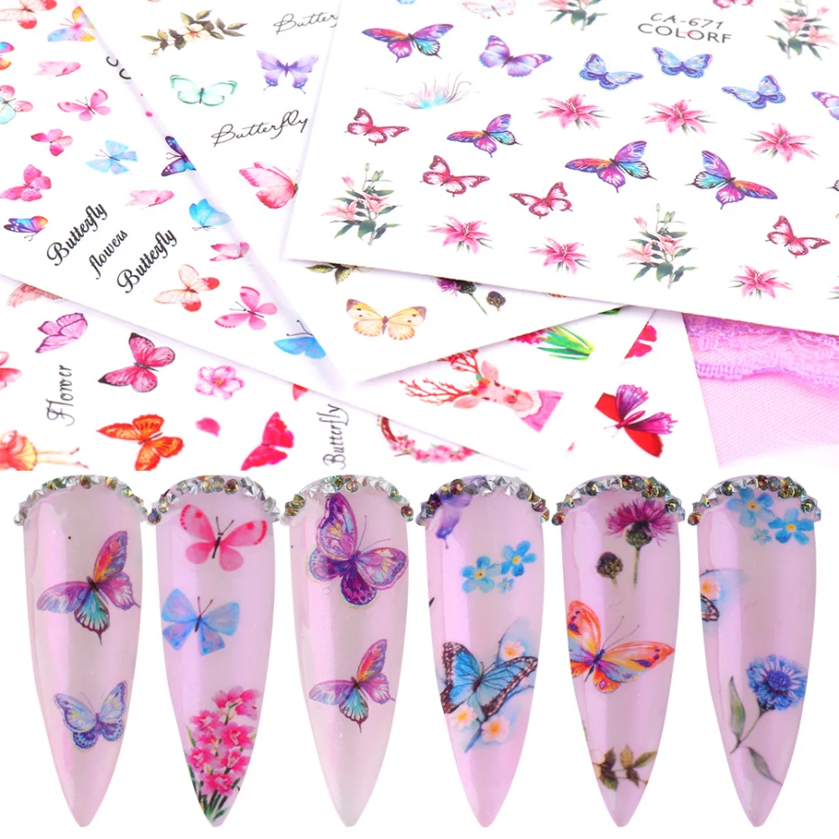 Butterfly Nail Sticker 3