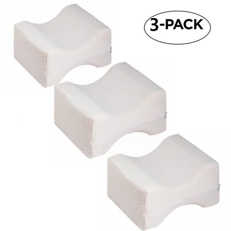 3 pillow Ортопедическая подушка с эффектом памяти, клиновидная Подушка для сна, радикулярная Подушка для спины, тазобедренного сустава, боковая подушка для сна, подушка для поддержки ног - Цвет: 3 pillow