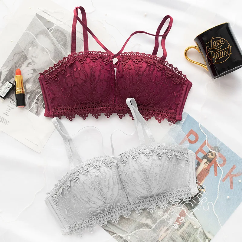 Женское модное серое сексуальное нижнее белье Roseheart цельные бюстгальтеры