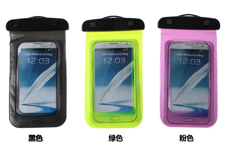 Surfing Drifting Swimming Snorkeling Buckle Mobile Phone Sealed Waterproof Bag Apple SAMSUNG Waterproof Bag Wholesale Waterproof