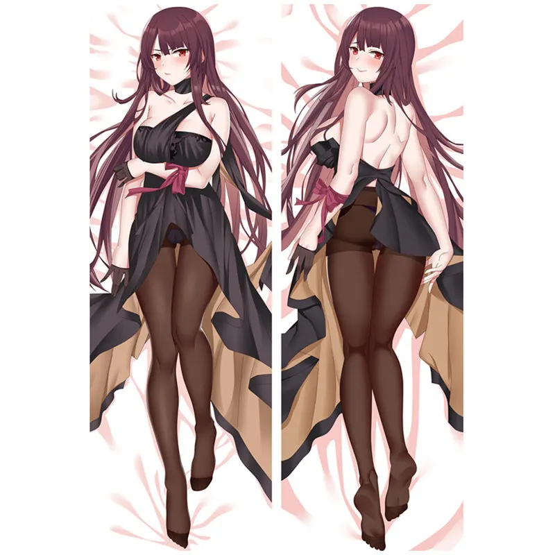Peach skin Аниме игра девушки Frontline наволочка Frontline Dakimakura Чехол сексуальная девушка 3D двусторонняя постельные принадлежности обнимая Наволочки для подушек GF2 - Цвет: Peach skin