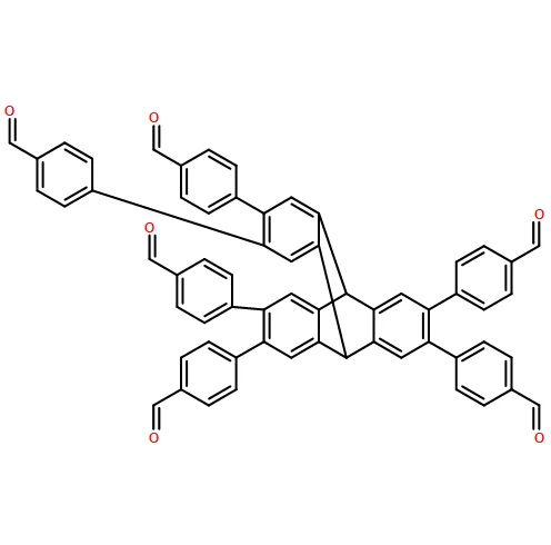 

4,4», 4 '',4''',4'''',4'''''-(9,10-dihydro-9,10-[1,2]benzenoanthracene-2,3,6,7,14,15-hexayl)hexabenzaldehyde